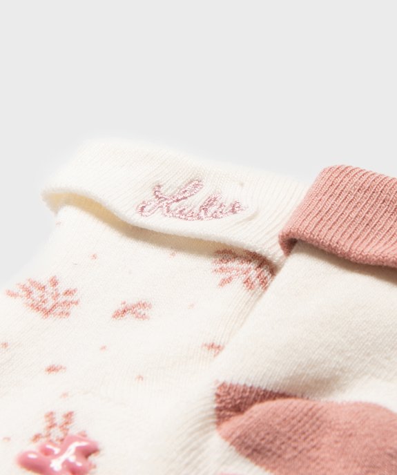 Chaussettes en maille bouclette bébé (lot de 2) - LuluCastagnette vue2 - LULUCASTAGNETTE - GEMO