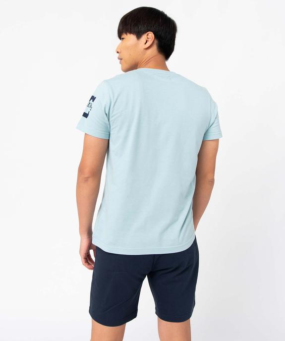 Pyjashort homme imprimé - Camps United vue3 - CAMPS UNITED - GEMO