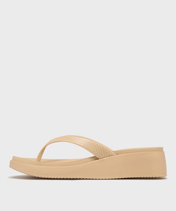 Tongs à talon compensé femme - Havainas vue3 - HAVAIANAS - GEMO