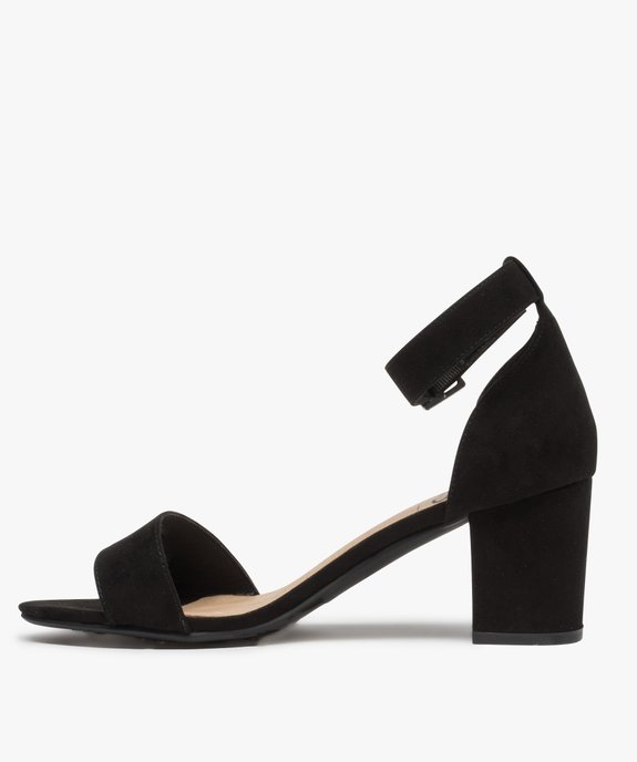 Sandales à talon avec bride cheville spéciales pied large femme - Valentina Baldano vue3 - VALENTINA BALDA - GEMO