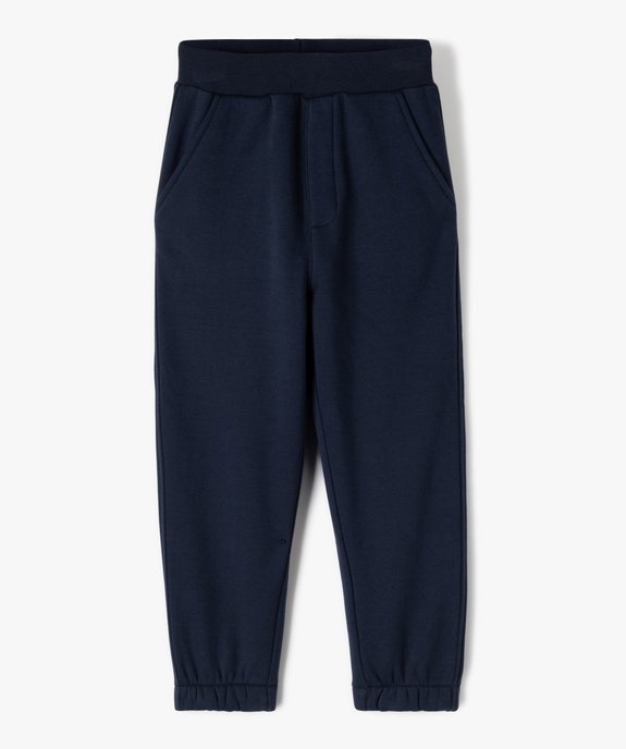 Pantalon de jogging doublé peluche garçon vue1 - GEMO (ENFANT) - GEMO