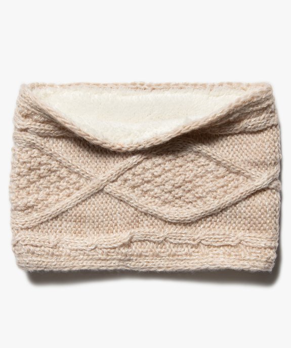 Snood fille en maille pailletée et doublure chaude vue1 - GEMO (ENFANT) - GEMO