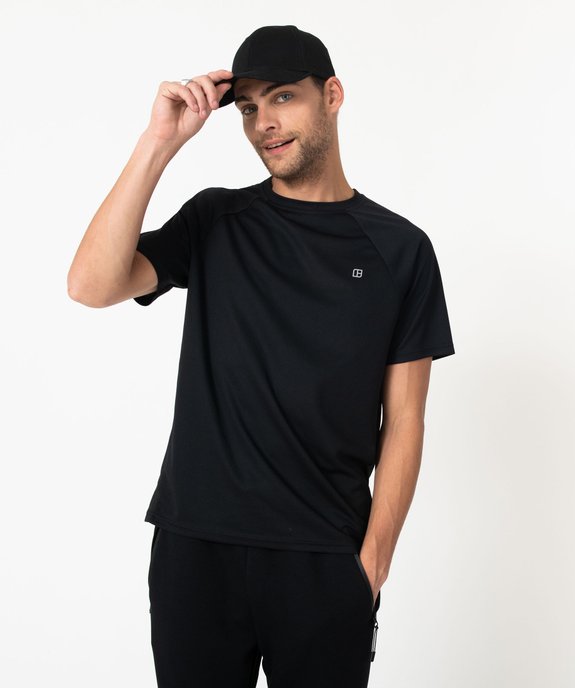 Tee-shirt manches courtes en mesh respirant homme  vue1 - GEMO (HOMME) - GEMO