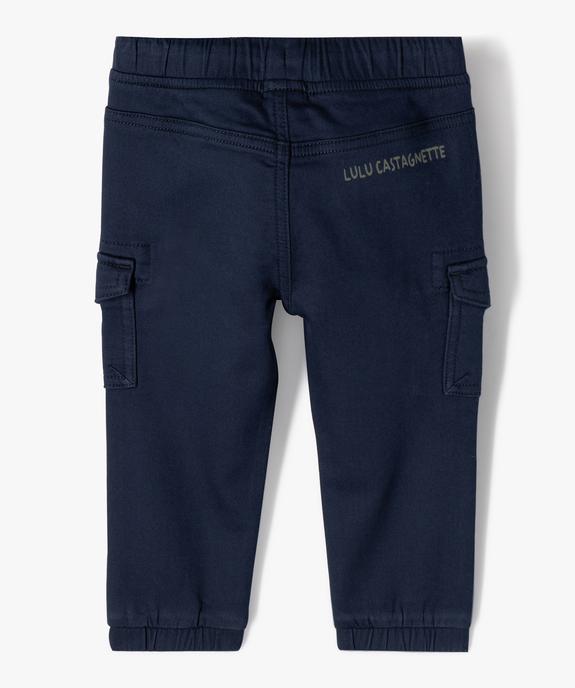 Pantalon de jogging bébé garçon avec ceinture élastique - LuluCastagnette vue3 - LULUCASTAGNETTE - GEMO