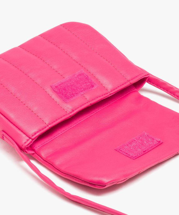 Sac besace matelassé fille vue3 - GEMO (ENFANT) - GEMO