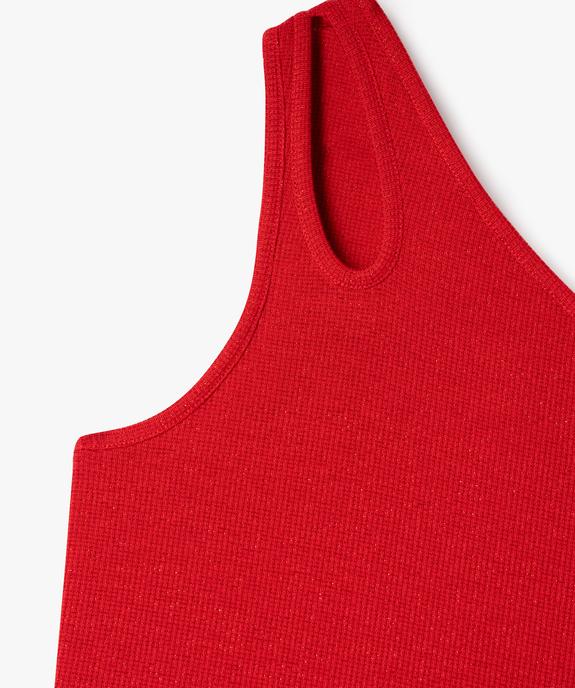 Robe moulante avec une seule bretelle ouverture goutte fille vue2 - GEMO (JUNIOR) - GEMO