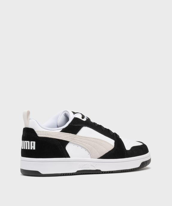Baskets basses en cuir Rebound V6 homme - Puma vue4 - PUMA - GEMO