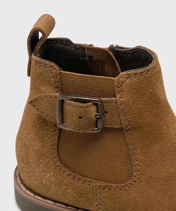 Boots dessus cuir avec élastique bébé fille - NA! vue6 - NA! - GEMO