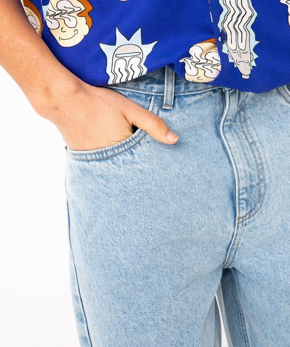 Bermuda en jean loose délavé homme vue2 - GEMO (HOMME) - GEMO