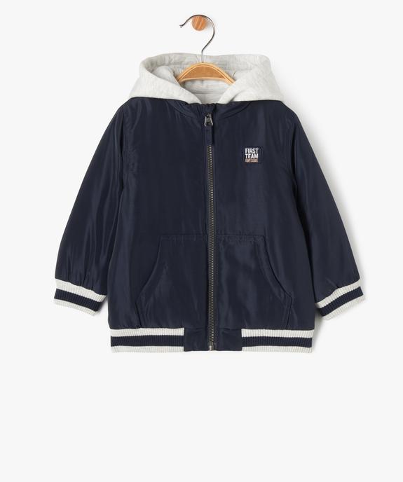 Blouson matelassé à capuche bébé garçon vue1 - GEMO 4G BEBE - GEMO