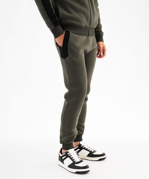 Pantalon de jogging bicolore homme vue1 - GEMO (HOMME) - GEMO