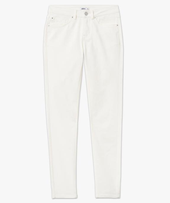 Pantalon coupe Slim taille normale femme vue4 - GEMO 4G FEMME - GEMO