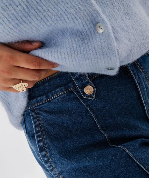 Jean wide leg taille haute femme grande taille vue2 - GEMO (G TAILLE) - GEMO