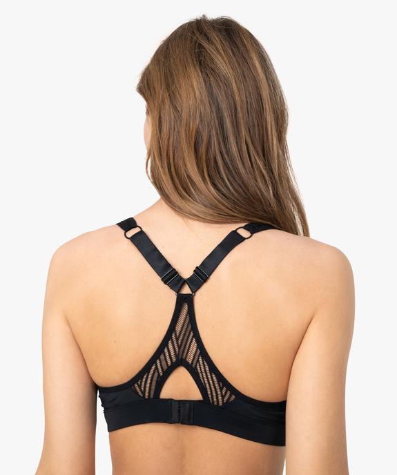 Soutien-gorge de sport avec dos croisé – Maintien fort vue2 - GEMO(HOMWR FEM) - GEMO
