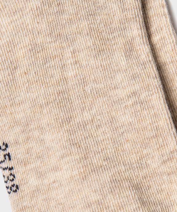 Collants chauds uni en coton fille vue3 - GEMO 4G FILLE - GEMO