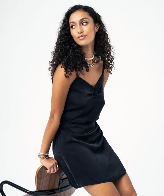 Blouse à bretelles en satin femme vue1 - GEMO(FEMME PAP) - GEMO