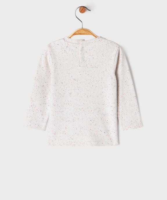 Tee-shirt manches longues en maille côtelée bébé garçon vue3 - GEMO(BEBE DEBT) - GEMO