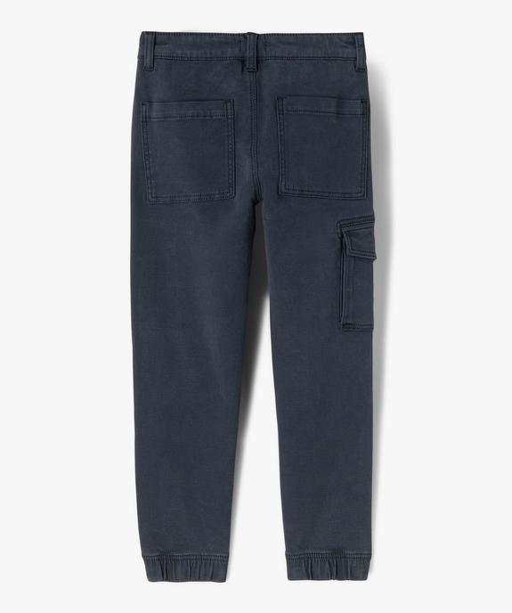 Pantalon cargo regular extensible garçon vue5 - GEMO (ENFANT) - GEMO