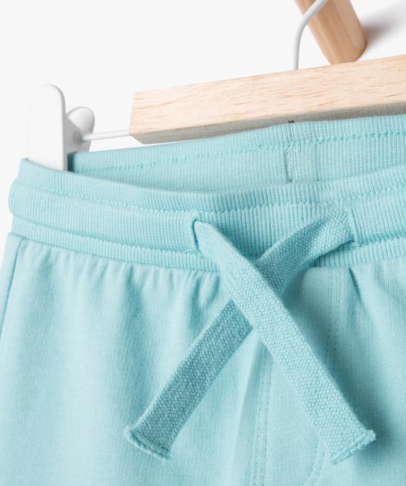 Short en maille avec ceinture bord-côte bébé garçon vue2 - GEMO(BEBE DEBT) - GEMO