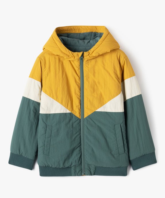 Blouson à capuche doublé polaire garçon vue2 - GEMO 4G GARCON - GEMO