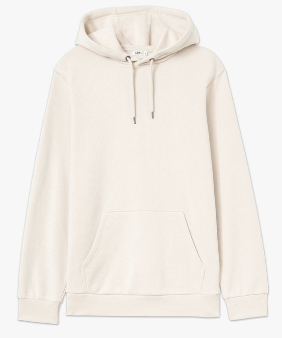 Sweat à capuche intérieur molletonné homme vue4 - GEMO 4G HOMME - GEMO