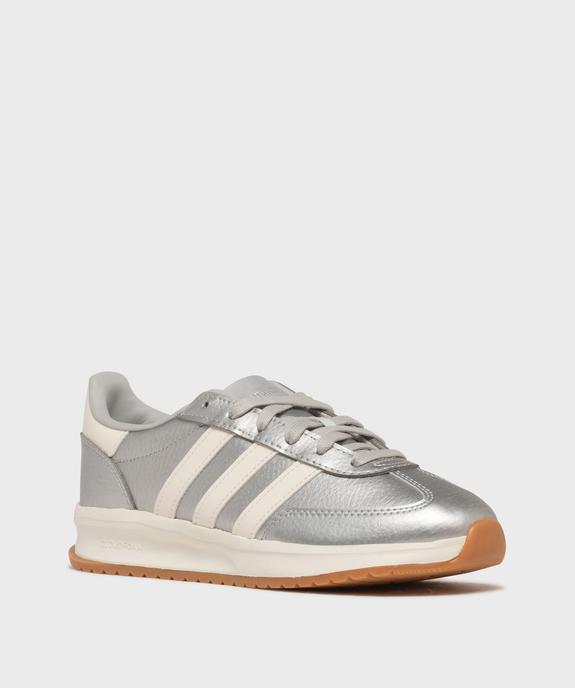 Baskets Run 70s 2.0 en matière métallisée femme - Adidas vue2 - ADIDAS - GEMO