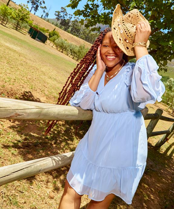 Chapeau de paille esprit cow-boy femme vue3 - GEMO (ACCESS) - GEMO