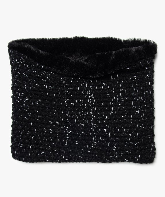 Snood fille en grosse maille et doublure douce vue1 - GEMO (JUNIOR) - GEMO