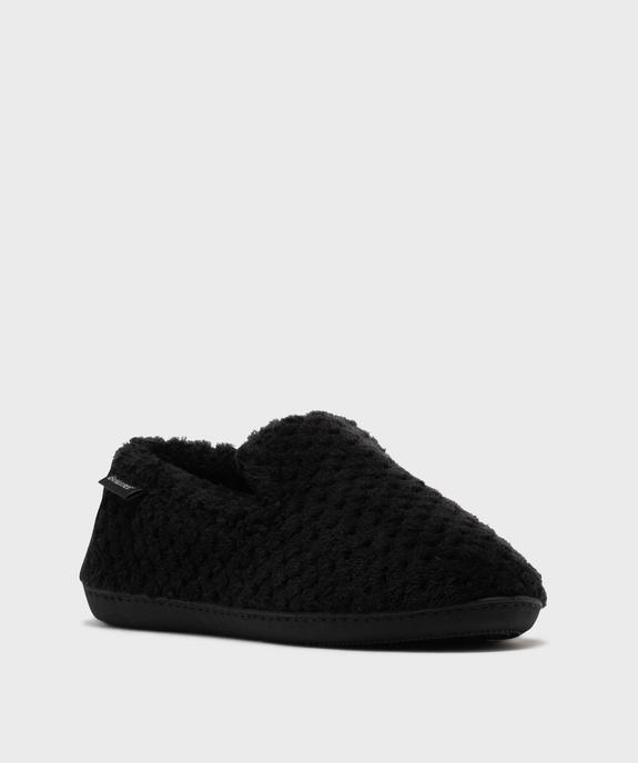 Chaussons enveloppants en velours femme - Isotoner vue2 - ISOTONER - GEMO