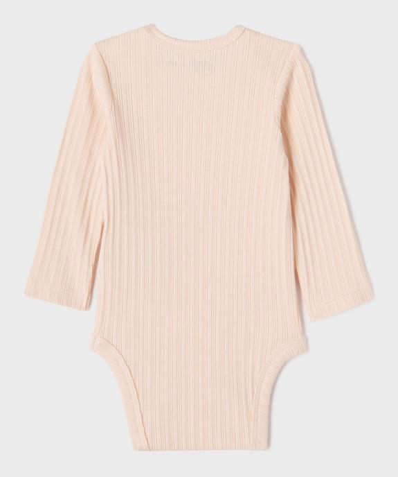 Body manches longues à encolure US bébé (lot de 3) vue4 - GEMO 4G BEBE - GEMO