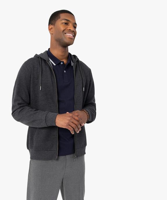 Polo à manches courtes et finitions fantaisie homme vue5 - GEMO 4G HOMME - GEMO