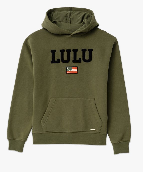 Sweat à capuche avec broderie femme - LuluCastagnette vue5 - LULU CASTAGNETTE GEMO FOR GOOD - GEMO