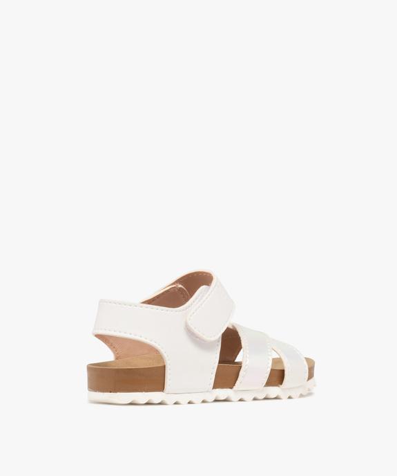 Sandales à brides croisées fermeture scratch fille - Lovely Wings vue4 - LOVELY WINGS - GEMO