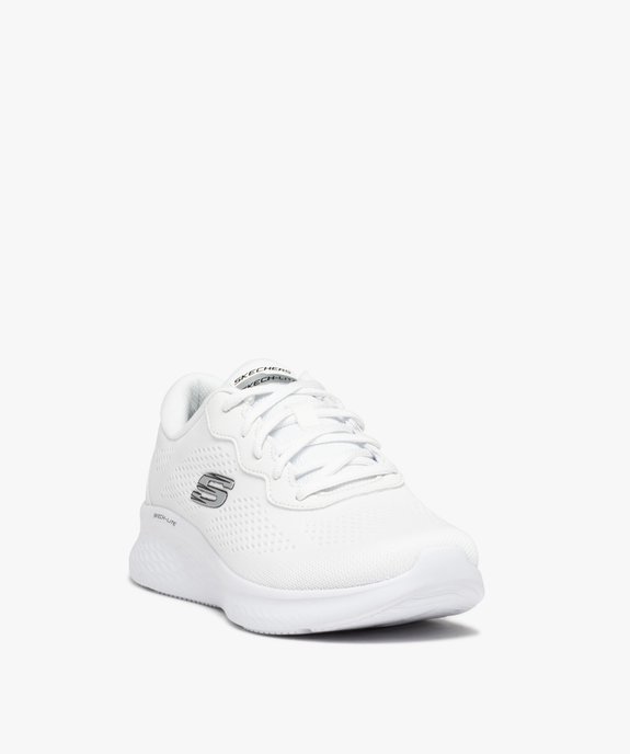 Baskets femme unies extra légères Vegan - Skechers vue2 - SKECHERS - GEMO