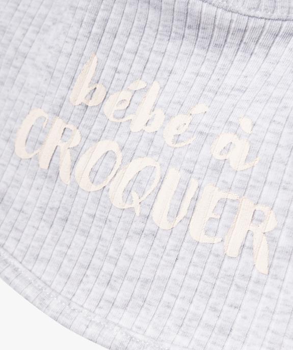 Ensemble naissance évolutif 3 pièces : body, legging et bavoir - GEMO(BB COUCHE) Ensemble naissance évolutif 3 pièces : body, legging et bavoir vue7 - GEMO(BB COUCHE) - GEMO