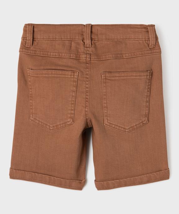Bermuda regular taille ajustable garçon vue3 - GEMO (ENFANT) - GEMO