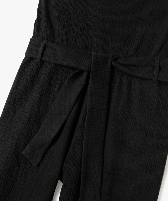 Combinaison pantalon fille à fines bretelles vue2 - GEMO (JUNIOR) - GEMO