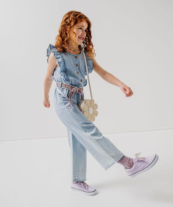 Combinaison pantalon avec volants sur les épaules fille vue5 - GEMO 4G FILLE - GEMO