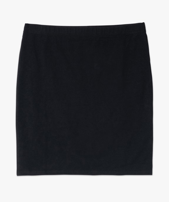 Jupe femme courte en jersey forme tube vue4 - GEMO(FEMME PAP) - GEMO