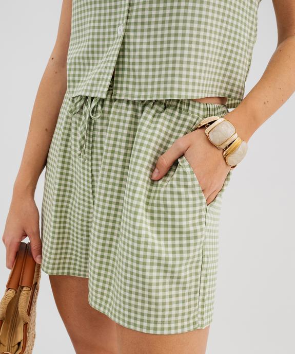 Short ample en viscose fluide femme vue2 - GEMO 4G FEMME - GEMO