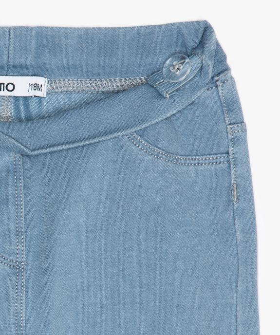 Jegging à taille réglable bébé fille vue3 - GEMO(BEBE DEBT) - GEMO