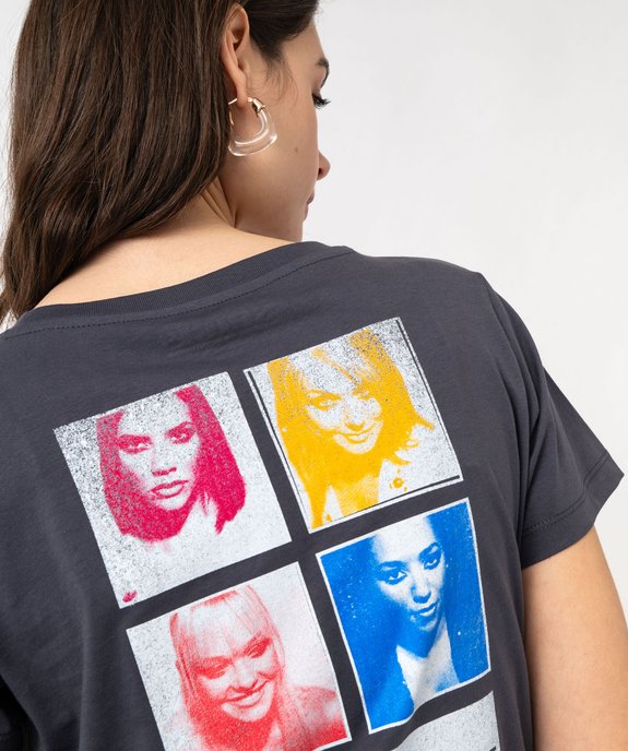 Tee-shirt à manches courtes imprimé devant et dos femme - Spice Girls vue2 - SPICE GIRLS - GEMO