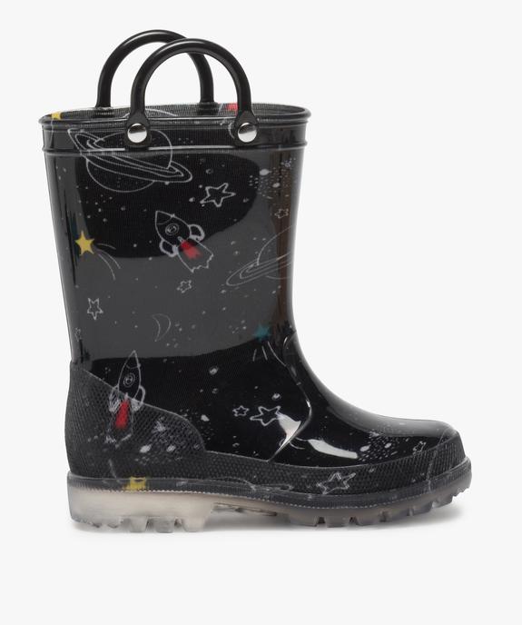 Bottes de pluie garçon avec motifs de l’espace vue1 - GEMO (ENFANT) - GEMO