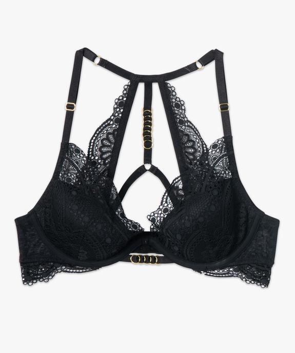 Soutien-gorge corbeille avec dos travaillé vue4 - GEMO(HOMWR FEM) - GEMO