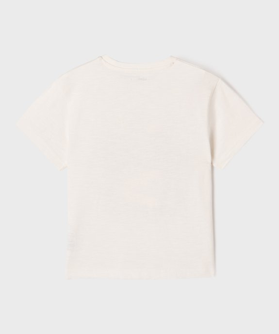 Tee-shirt manches courtes avec motif désert garçon vue3 - GEMO (ENFANT) - GEMO