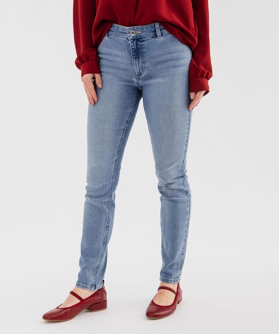 Jean skinny en denim stretch femme vue1 - GEMO(FEMME PAP) - GEMO