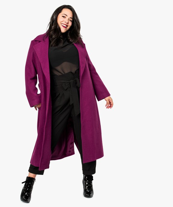 Pantalon paper bag femme avec dos élastiqué - Gémo x Lalaa Misaki vue5 - GEMO (G TAILLE) - GEMO