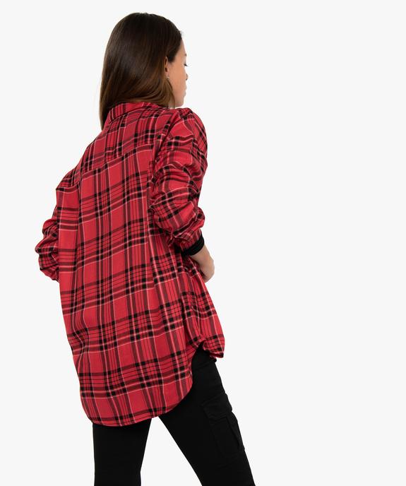 Chemise femme fluide à carreaux vue3 - GEMO(FEMME PAP) - GEMO