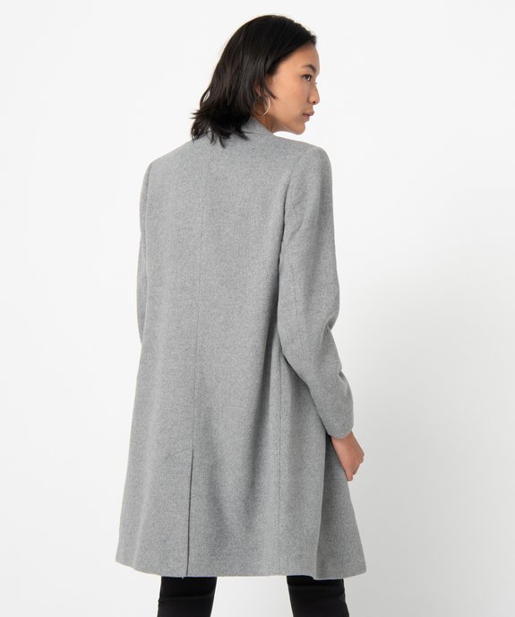 Manteau femme à mi-long vue3 - GEMO(FEMME PAP) - GEMO