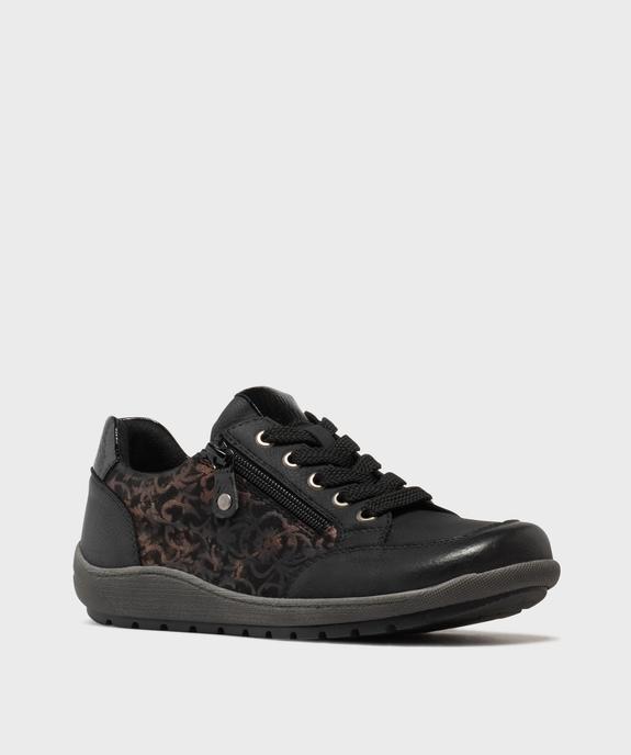 Derbies sportswear à bout carré femme vue2 - SOFTRELAX - GEMO